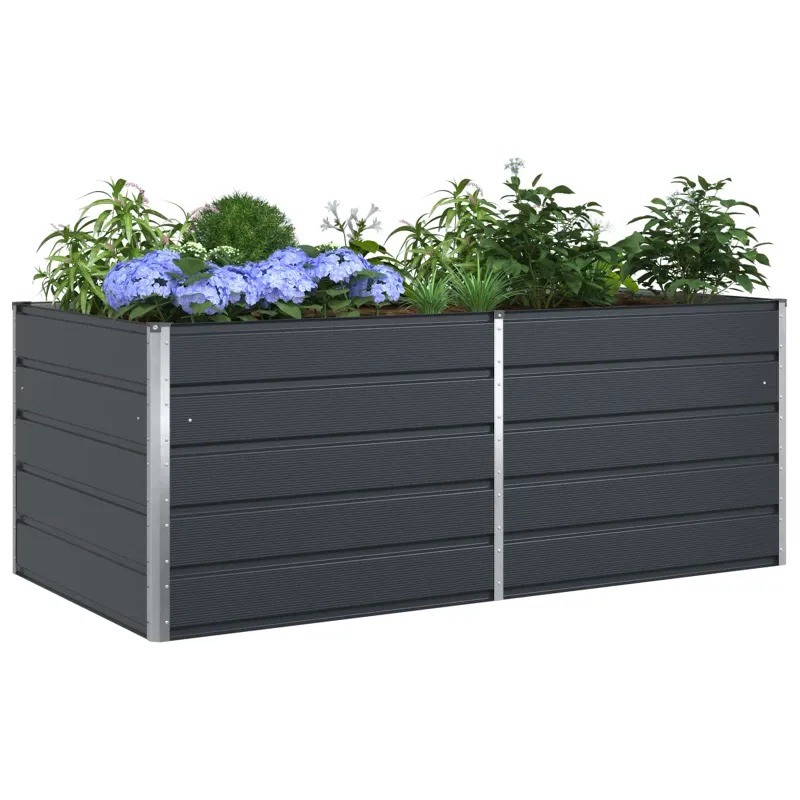 Lovelis Antracitas 195 x 100 x 75 cm Cinkuota plienas