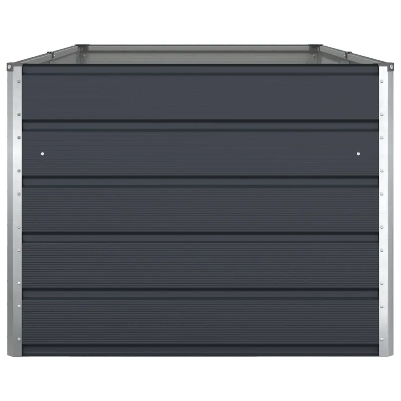 Lovelis Antracitas 195 x 100 x 75 cm Cinkuota plienas