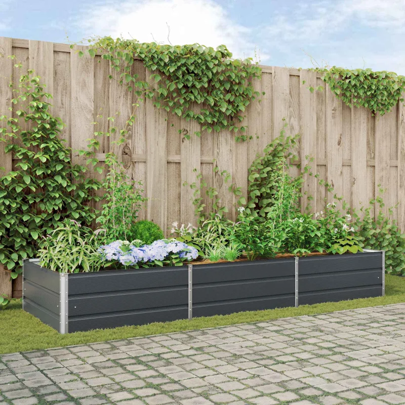 Lovelis Antracitas 290 x 100 x 45 cm Cinkuota plienas