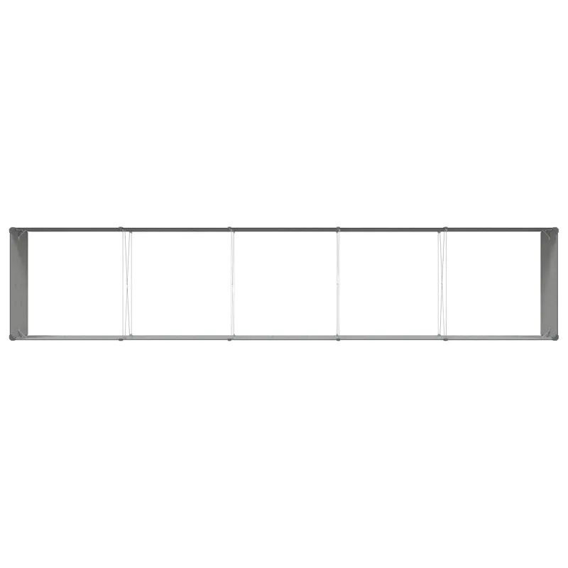 Lovelis Antracitas 480 x 100 x 45 cm Cinkuota plienas