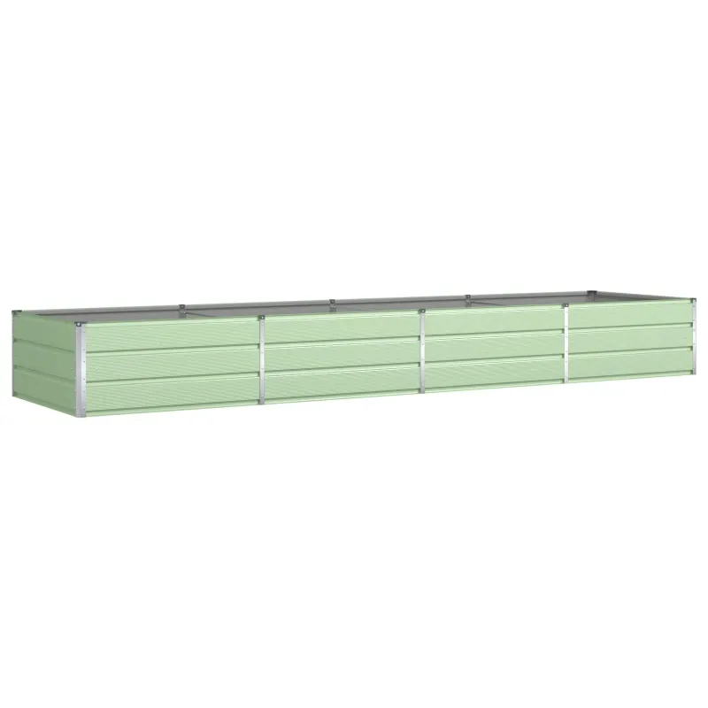 Lovelis Pastelinė žalia 385 x 100 x 45 cm Cinkuota plienas