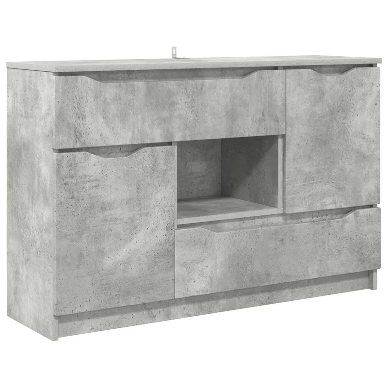 Kabalas Betono pilka 100 x 30 x 65,6 Apdirbta mediena