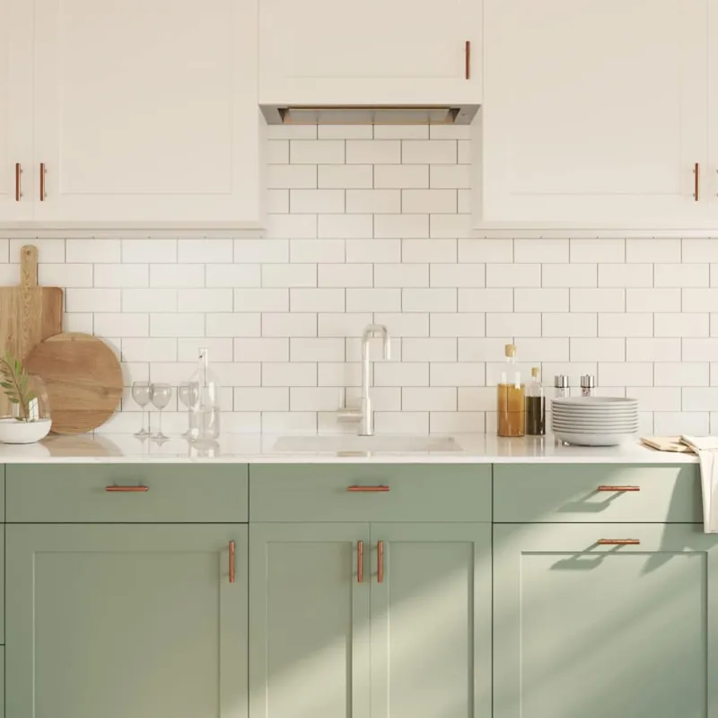 Spintelės rankenėlės, 10vnt., bronzinės, nerūdijantis plienas