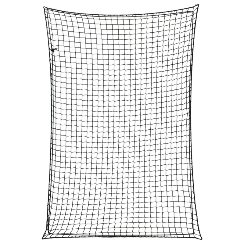 Priekabos tinklas su elastine virve, juodas, 2,2x1,5m, PP