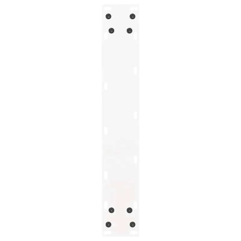 Valgomojo stalo kojelės, 2 vnt., baltos, 50x(72-73) cm, plienas, U formos