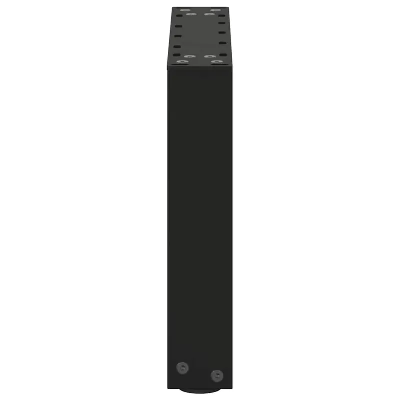 Kavos staliuko kojelės, 2 vnt., juodos, 30x(30-31) cm, plienas, U formos