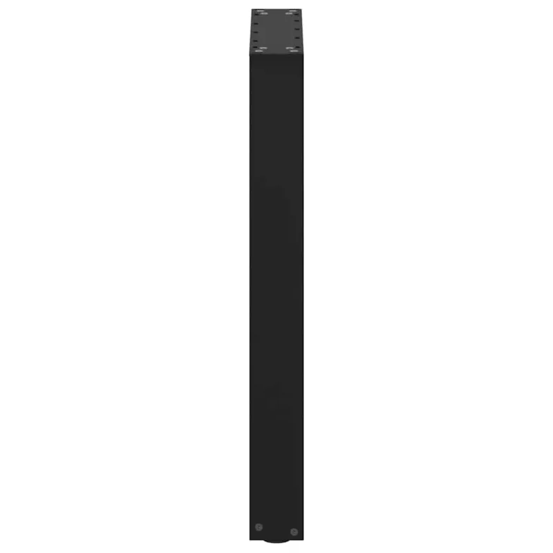 Valgomojo stalo kojelės, U formos, 2 vnt., juodos, 50x(72-73) cm, plienas