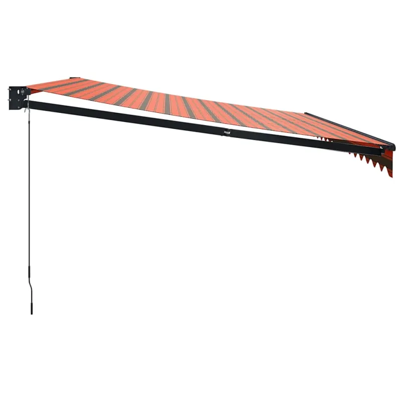 Ištraukiama markizė, oranžinė/ruda, 4x3m, audinys ir aliuminis