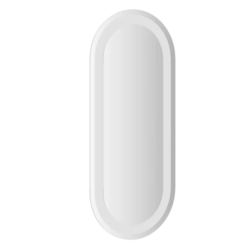 Vonios kambario LED veidrodis, 60x25 cm, ovalus