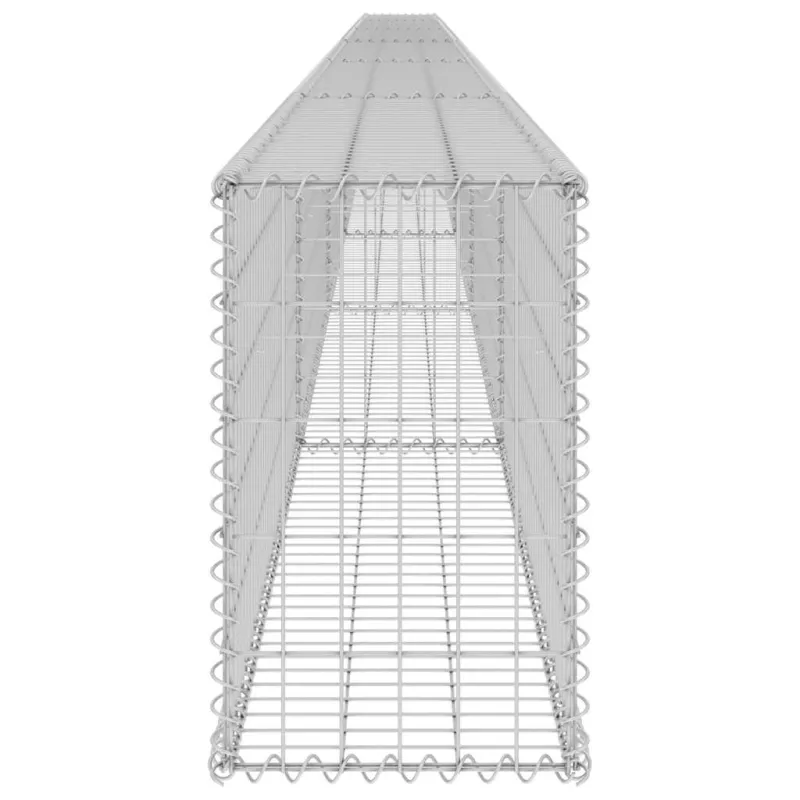 Gabiono siena su dangčiais, 900x30x50cm, galvanizuotas plienas
