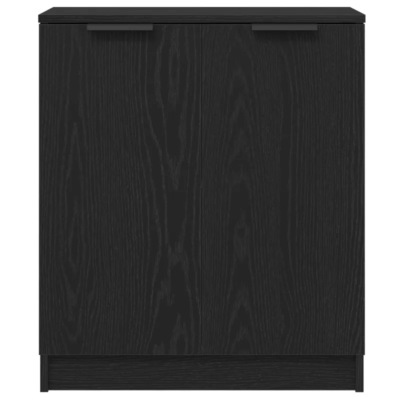 Kabalas 3 pcs Juodas ąžuolas 180 x 30 x 70 cm Apdirbta mediena