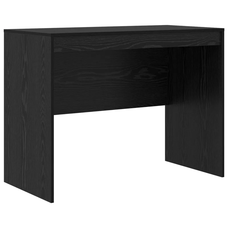 Stalas su stalčių 2 pcs Juodas ąžuolas