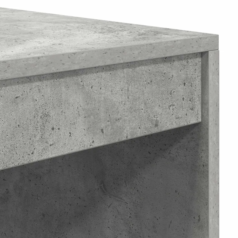 Stalas su stalčių 2 pcs Betono pilka