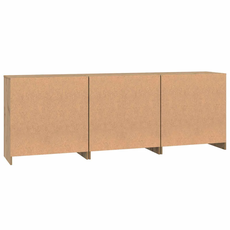 Kabalas su stalčių 3 pcs Amatininkų ąžuolas 70 x 41 x 75 cm