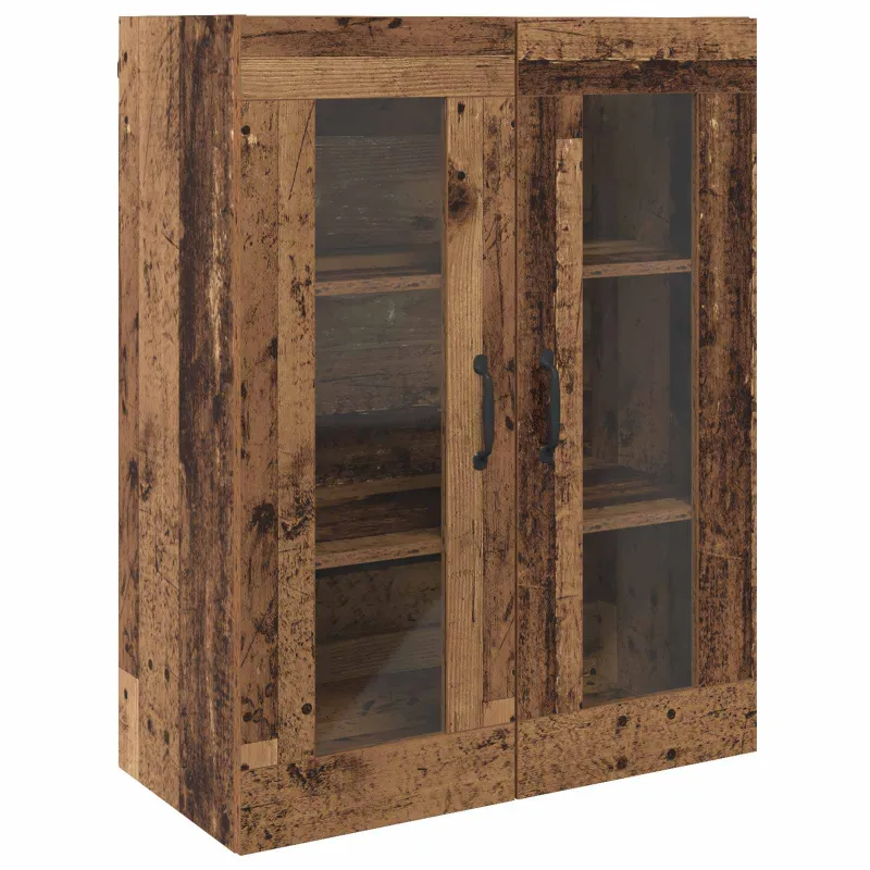 Sieniniai spintelės 2 pcs Sena mediena 69,5 x 34 x 90 cm