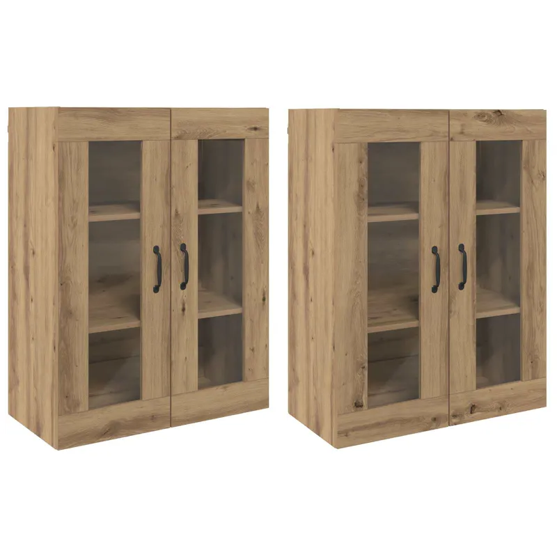 Sieniniai spintelės 2 pcs artisano ąžuolo 69,5 x 34 x 90 cm