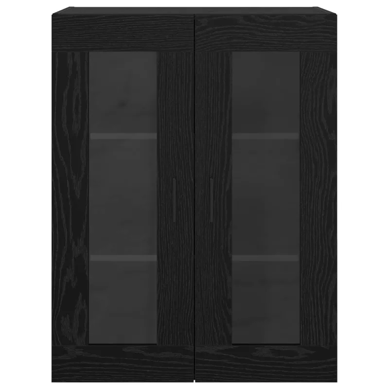Sieniniai spintelės 2 pcs juoda ąžuolo 69,5 x 34 x 90 cm
