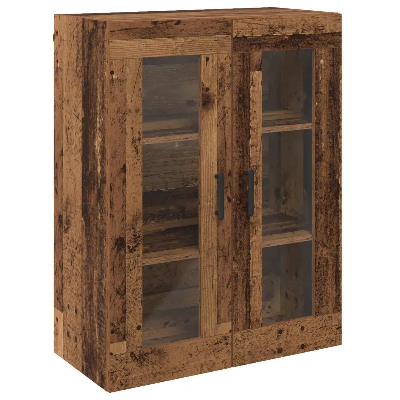 Sieniniai spintelės 2 pcs Sena mediena 69,5 x 34 x 90 cm