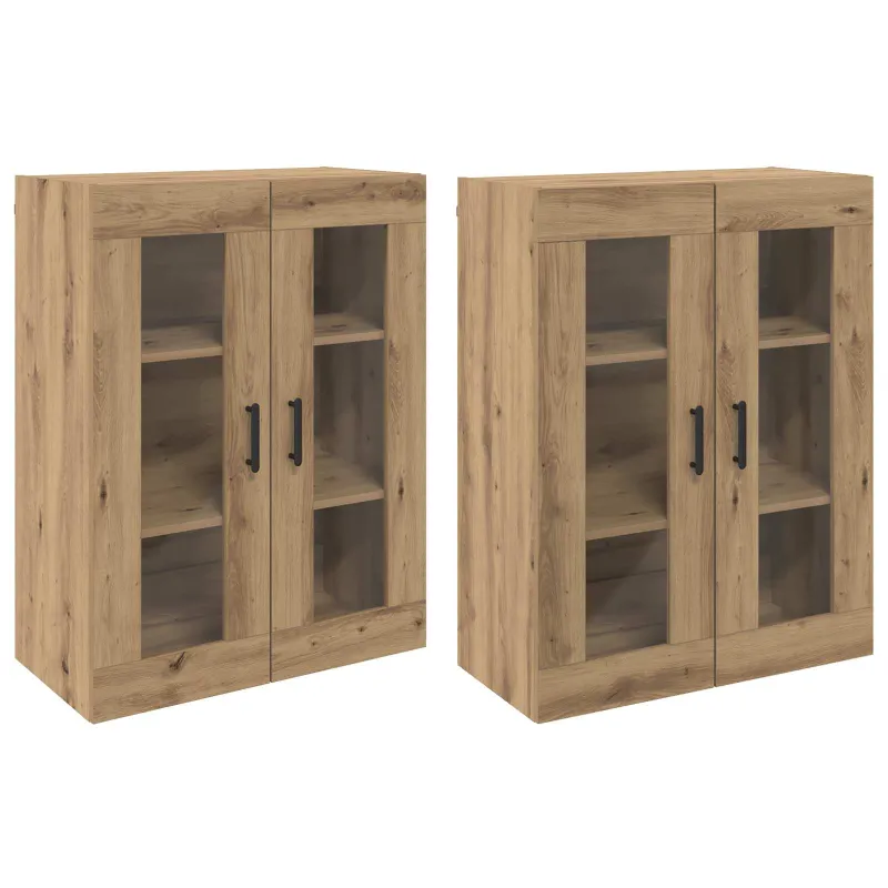 Sieniniai spintelės 2 pcs artisano ąžuolo 69,5 x 34 x 90 cm