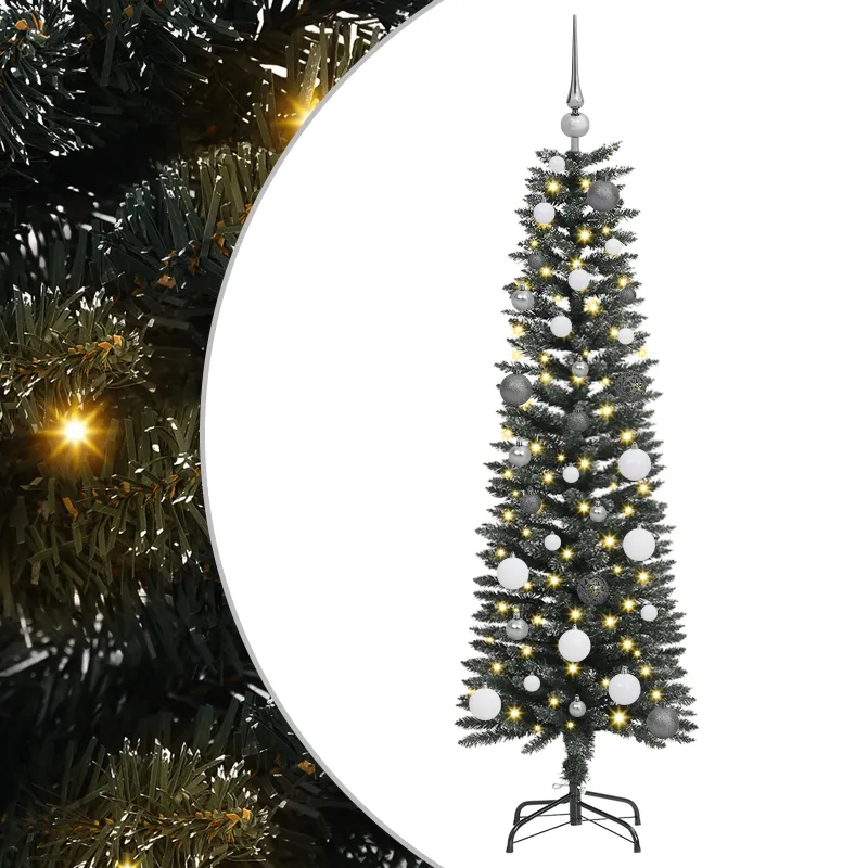 Dirbtinė Kalėdų eglutė Žalia 150 cm PVC, plastikas ir plienas