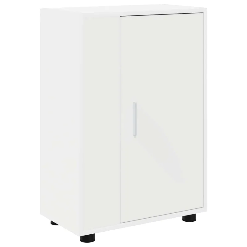 TV spintelių komplektas 4 pcs Balta Apdirbta mediena