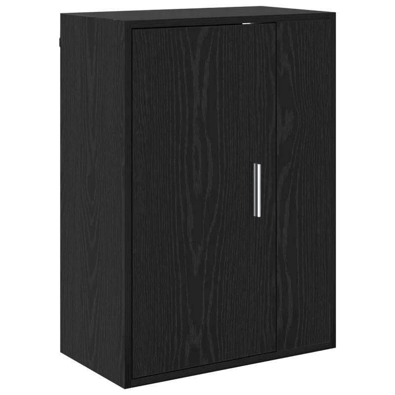 TV spintelių komplektas 4 pcs Juodas ąžuolas Apdirbta mediena