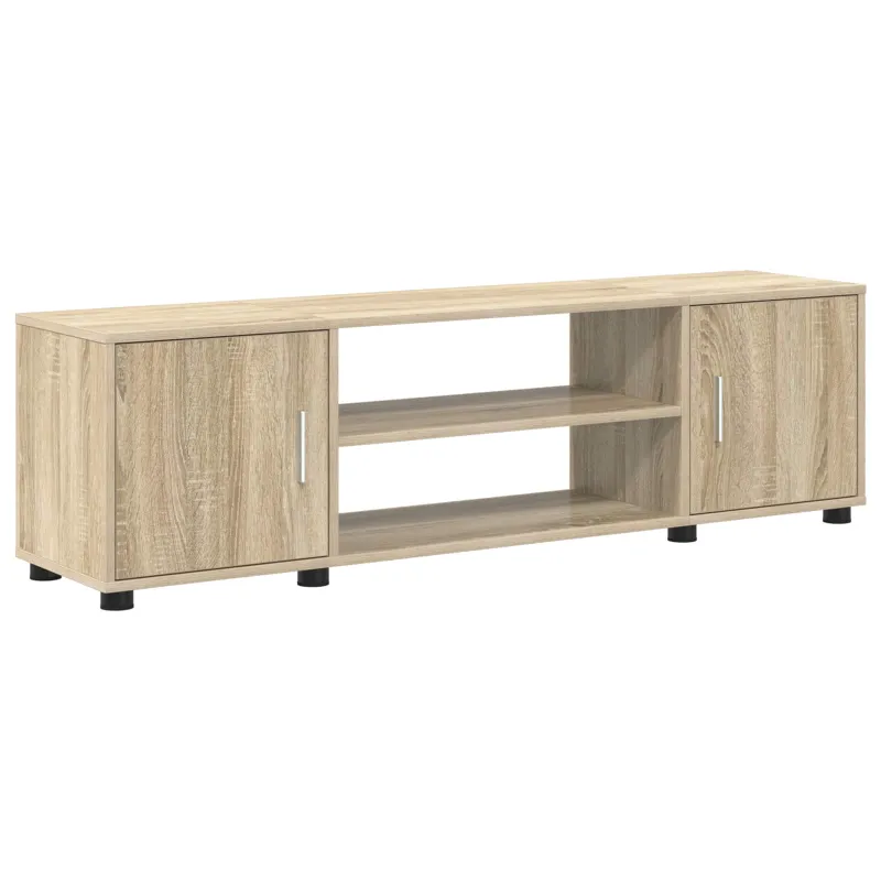 TV spintelių komplektas 4 pcs Sonoma ąžuolas Apdirbta mediena