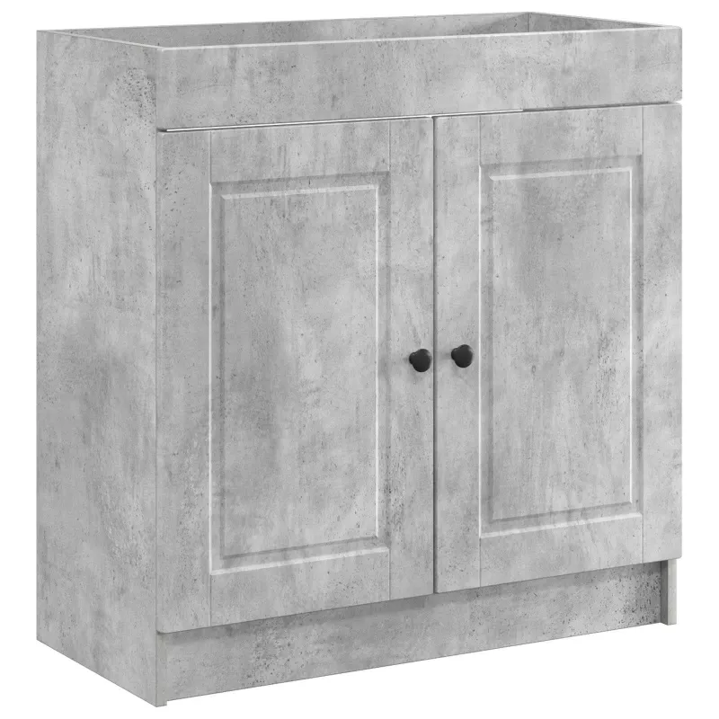 Vonios baldų rinkinys Betono pilka 56 x 37,5 x 81 cm