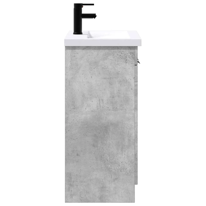 Vonios baldų rinkinys Betono pilka 56 x 37,5 x 81 cm