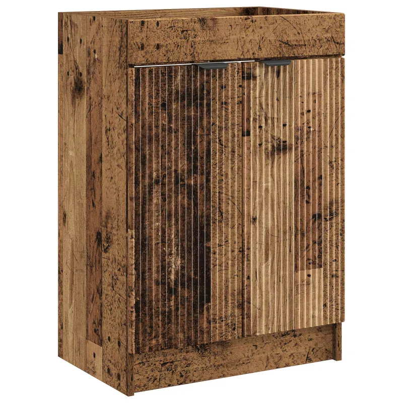 Vonios baldų rinkinys Sendintos medienos 78,5 x 37,5 x 81 cm