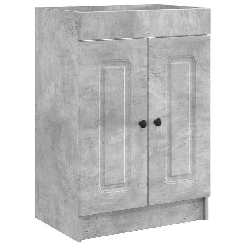 Vonios baldų rinkinys Betono pilka 78,5 x 37,5 x 81 cm