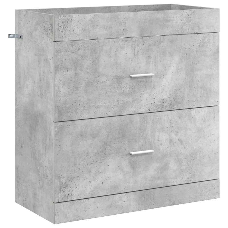 Vonios baldų rinkinys Betono pilka 81 x 40 x 84,5 cm