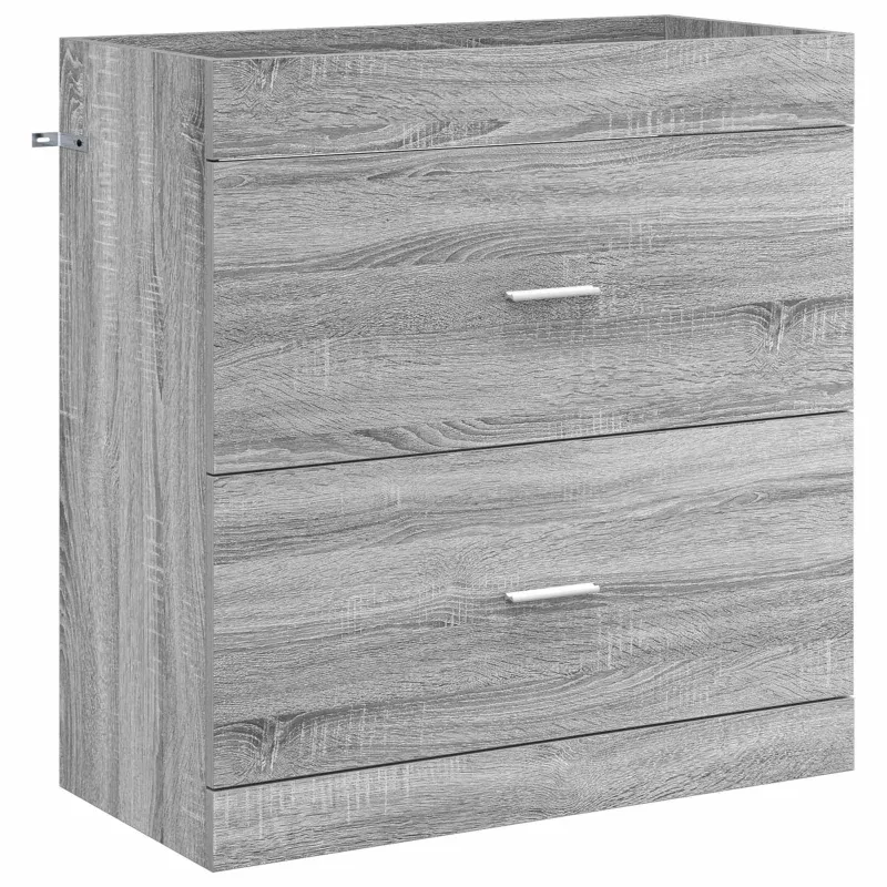Vonios baldų rinkinys Pilka Sonoma 81 x 40 x 84,5 cm