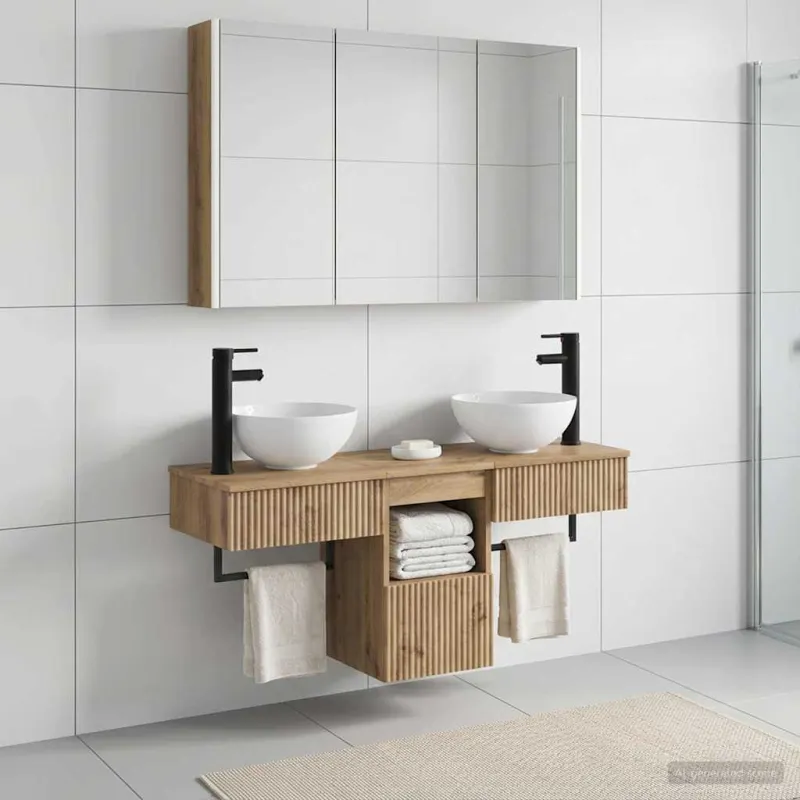 Vonios spintos komplektas 4 pcs Artisano ąžuolo