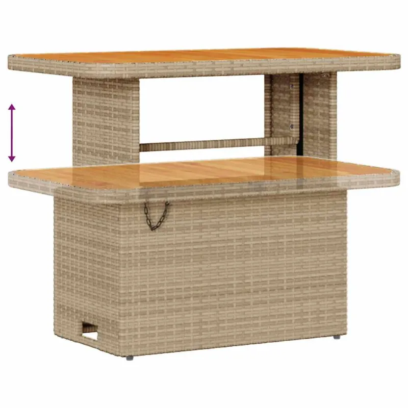 Sodo sohvaryhmä tyynyine 11 osaa, hiekanvärinen polyratasta