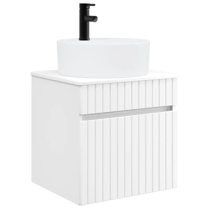 Vonios spintos komplektas 5 pcs Balta 50 x 14,5 x 70 cm