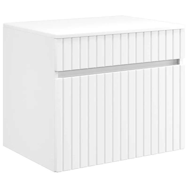 Vonios spintos komplektas 5 pcs Balta 53 x 15,5 x 70 cm