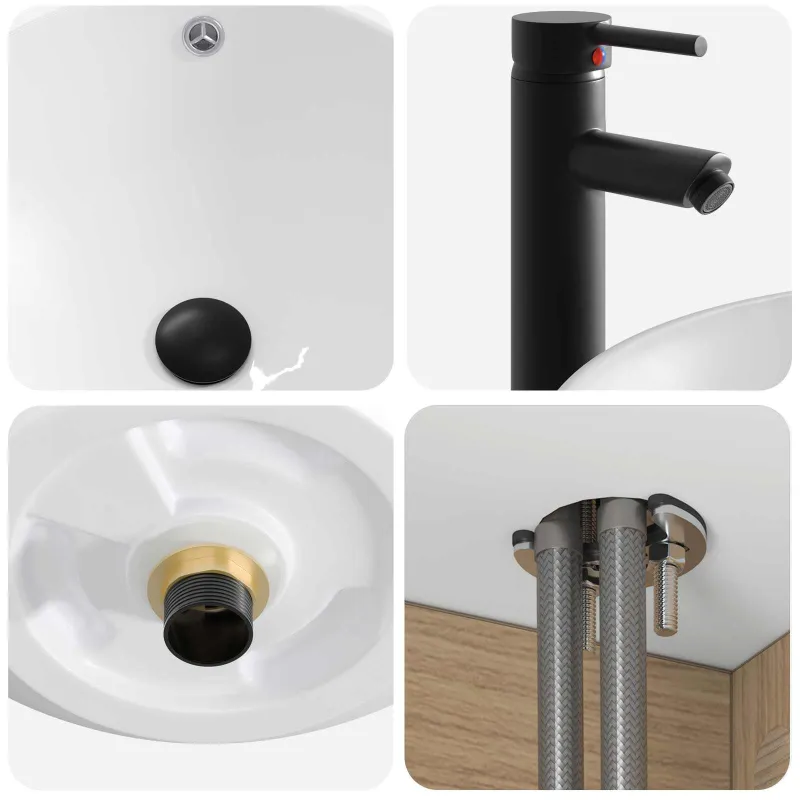 Vonios spintos komplektas 4 pcs Artisano ąžuolo