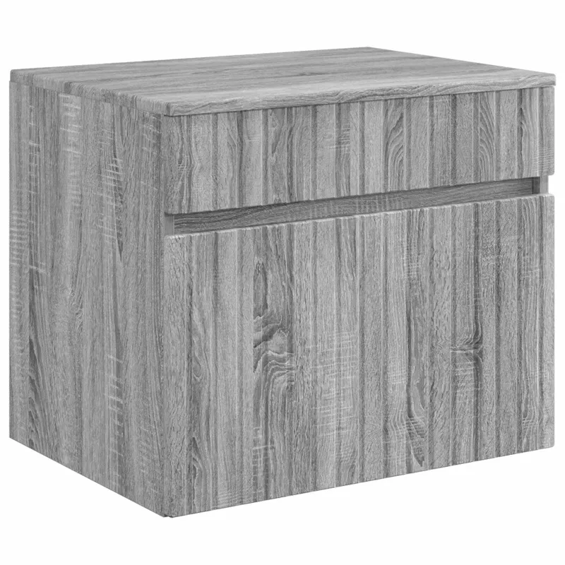 Vonios spintos komplektas 4 pcs Pilka Sonoma