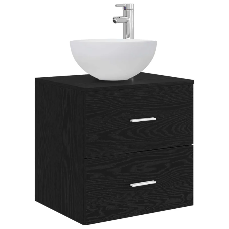 Vonios baldų rinkinys 4 pcs Juodojo ąžuolo