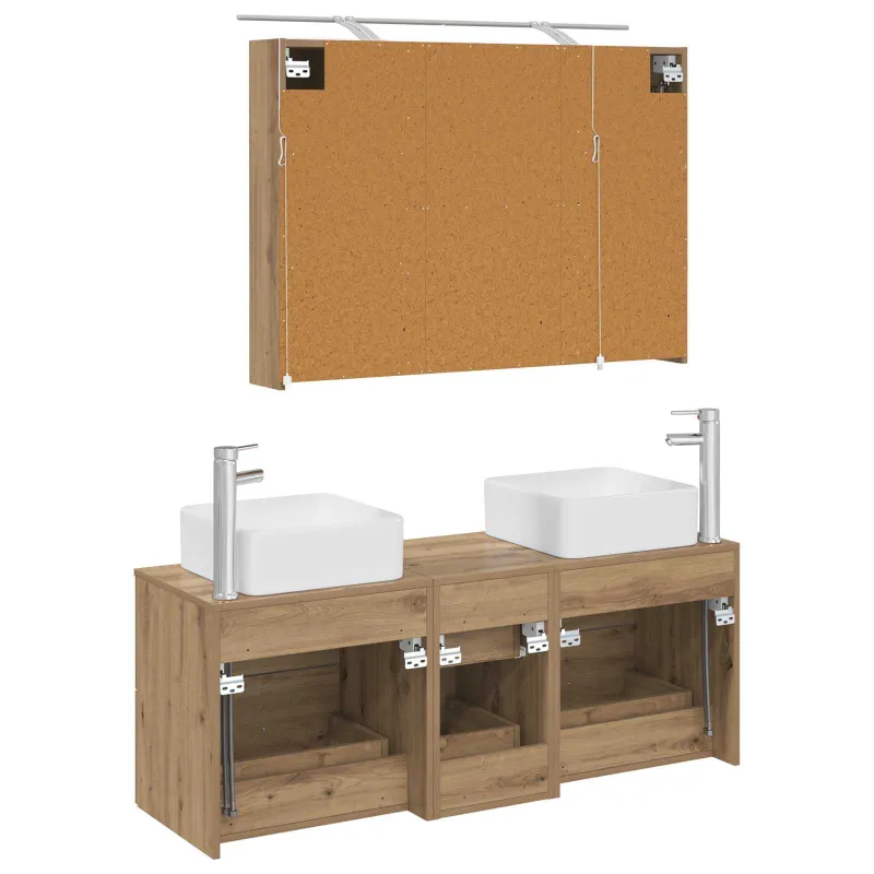 Vonios baldų rinkinys 4 pcs Artisano ąžuolo