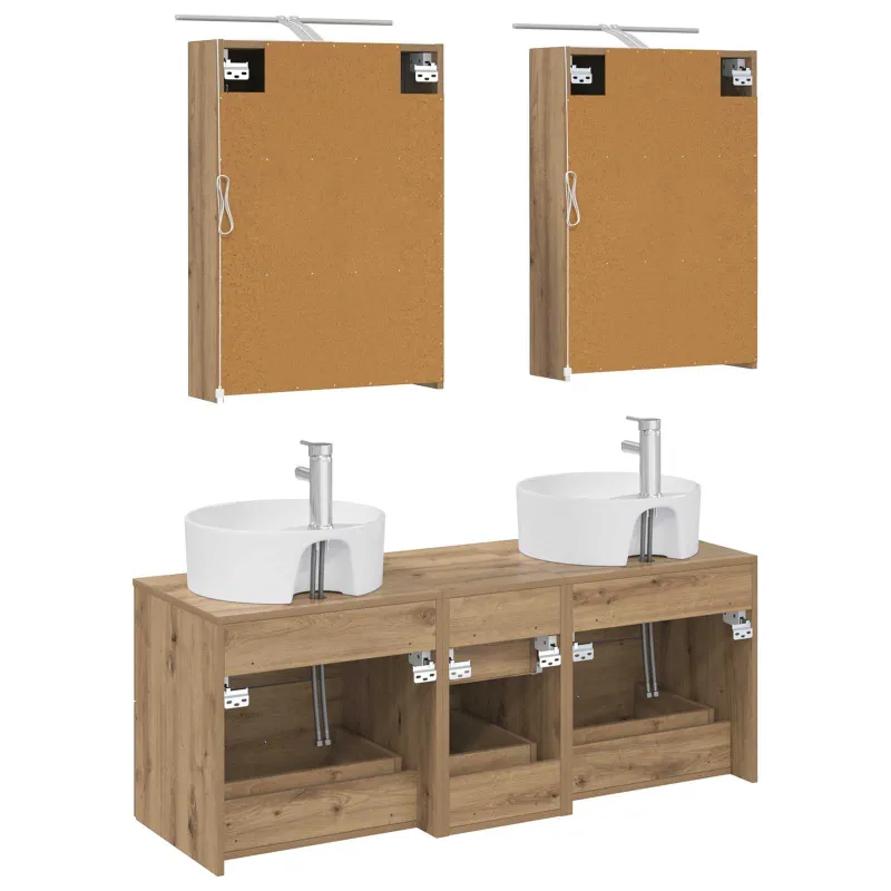 Vonios baldų rinkinys 5 pcs Artisano ąžuolo