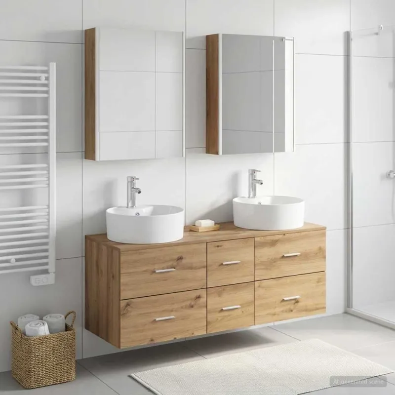 Vonios baldų rinkinys 5 pcs Artisano ąžuolo
