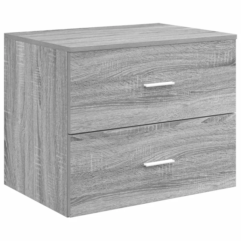 Vonios baldų rinkinys 4 pcs Pilka Sonoma