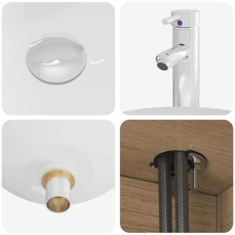 Vonios baldų rinkinys 4 pcs Artisano ąžuolo