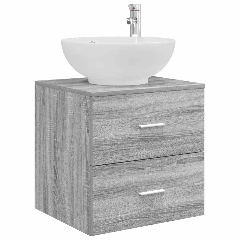 Vonios baldų rinkinys 5 pcs Pilka Sonoma