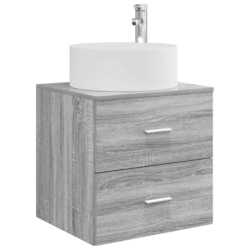 Vonios baldų rinkinys 4 pcs Pilka Sonoma