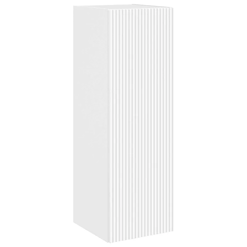 Vonios baldų rinkinys 6 pcs Balta Apdirbta mediena ir stiklas