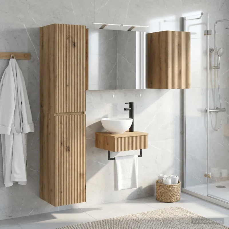 Vonios baldų rinkinys 5 pcs Artisano ąžuolo