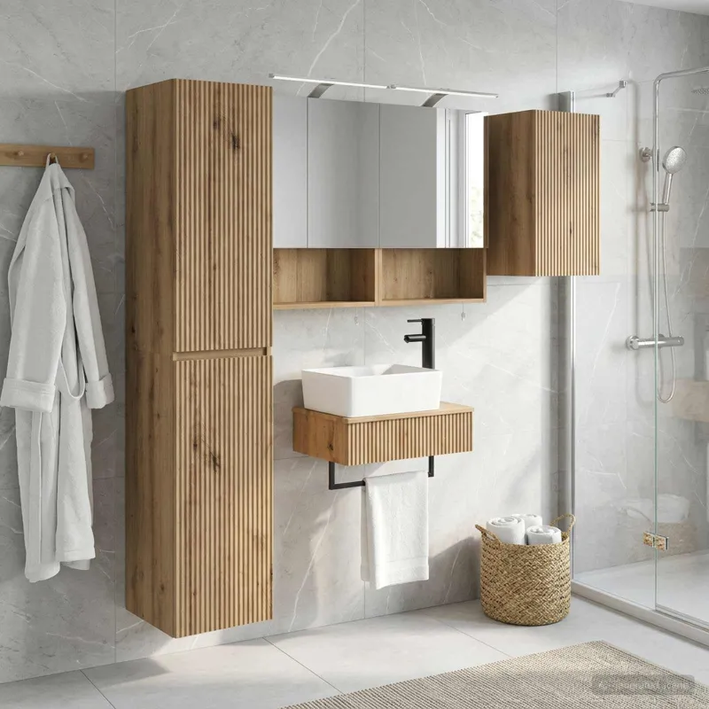 Vonios baldų rinkinys 5 pcs Artisano ąžuolo